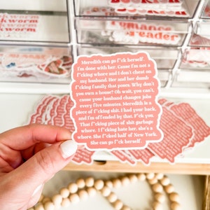 Lisa Barlow Rant - RHOSLC Sticker - Bravo Gift - Real Housewives Gift - Salt Lake City