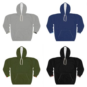 Colorful Artistic Thick Pullover Hoodies, Comfort Colors, Men and Women’s Hoodie, Birthday Gift, Comfortable Hoodie, Graphic Hoodie
