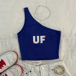 UF University of Florida Blue Tank Top UF Sparkle Tailgate Top