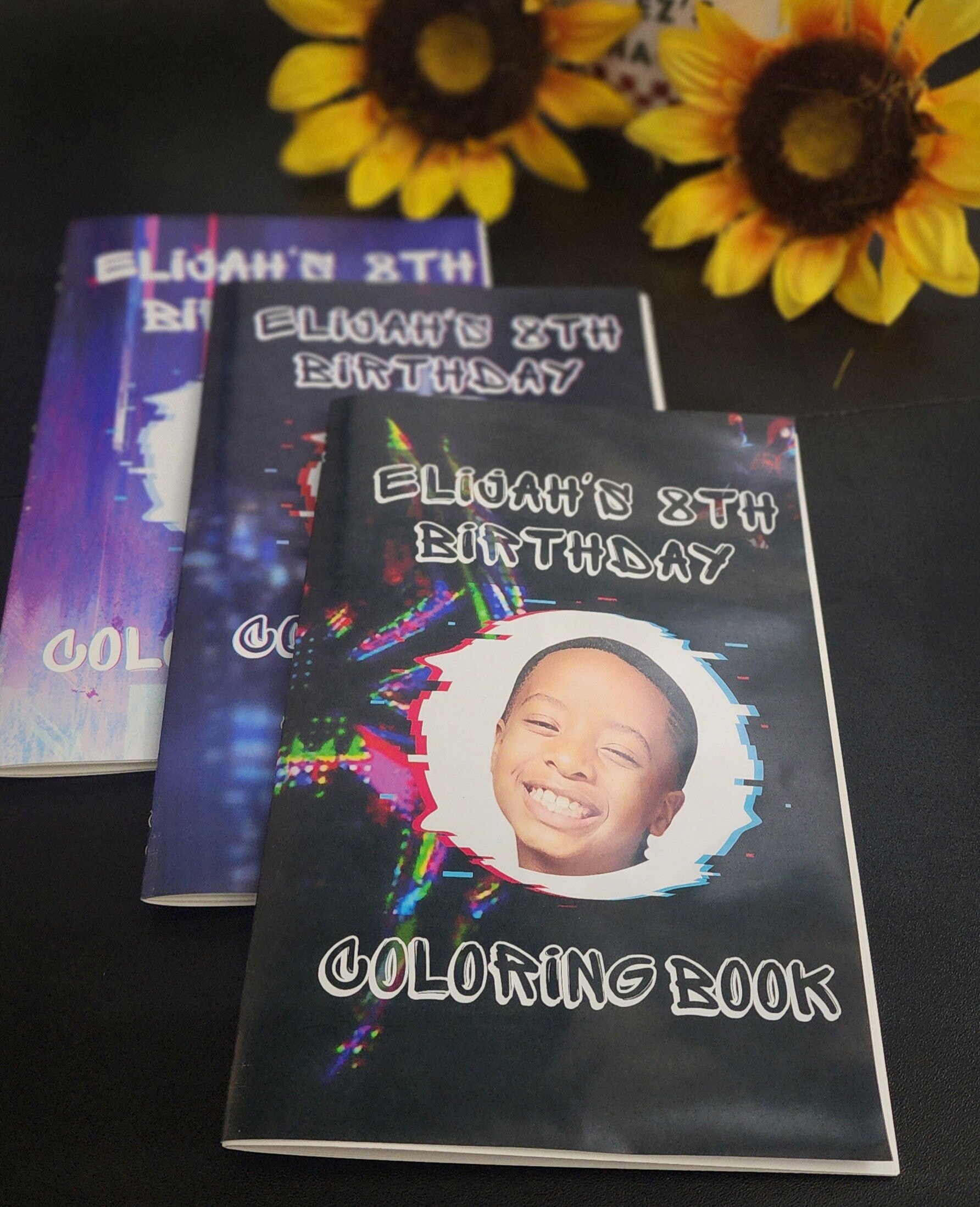 Custom Coloring Book Party Favors Etsy