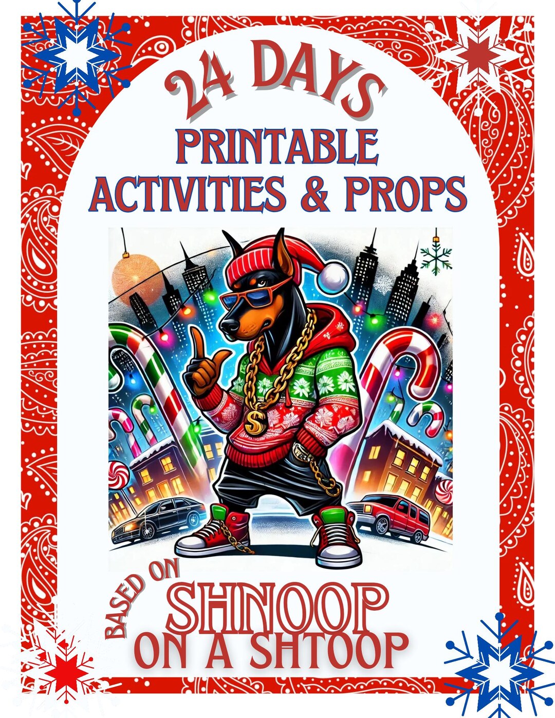 Elf on a Shelf- Rapper Edition Instant Download - Digital File 24 Days ...