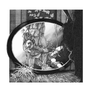 Ungaikyō - "mirror beyond the clouds" (small fine art)