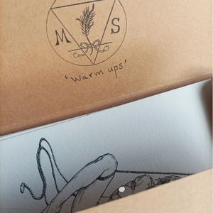 warmups - postcards box set