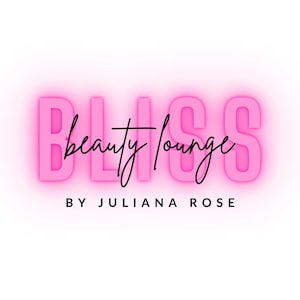 DIY Pink Neon Logo, Black Signature Logo, Hair, Nail, Lash, Handwritten, Beauty, Boutique, Salon, Makeup Artist, Feminine, Fashion, Cosmetic