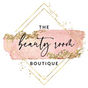DIY Rosa und Gold Glitter Logo-Design, Aquarell Logo, Boutique Fashion Logo, Kosmetik Glam Logo, Lash Hair Nail Logo, Beauty Salon Logo