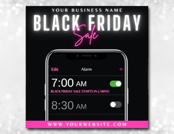 Black Friday Flyer, Black Friday Flyer Template, Black Friday Sale Flyer, Flash Sale, Hair Nails Lashes Braid Wig Bundles Makeup Boutique