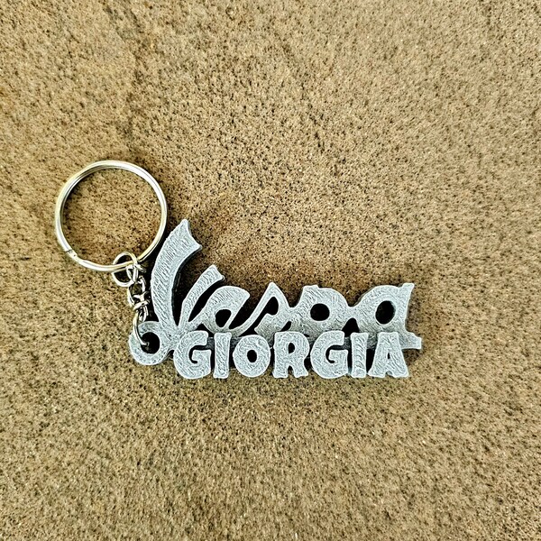 Vespa key ring with personalized name for motorbike, car, backpack, bag, gym, gift idea, birthday, football, graduation, events, parties