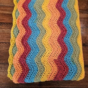 Regenbogen Handgemachte Häkeldecke