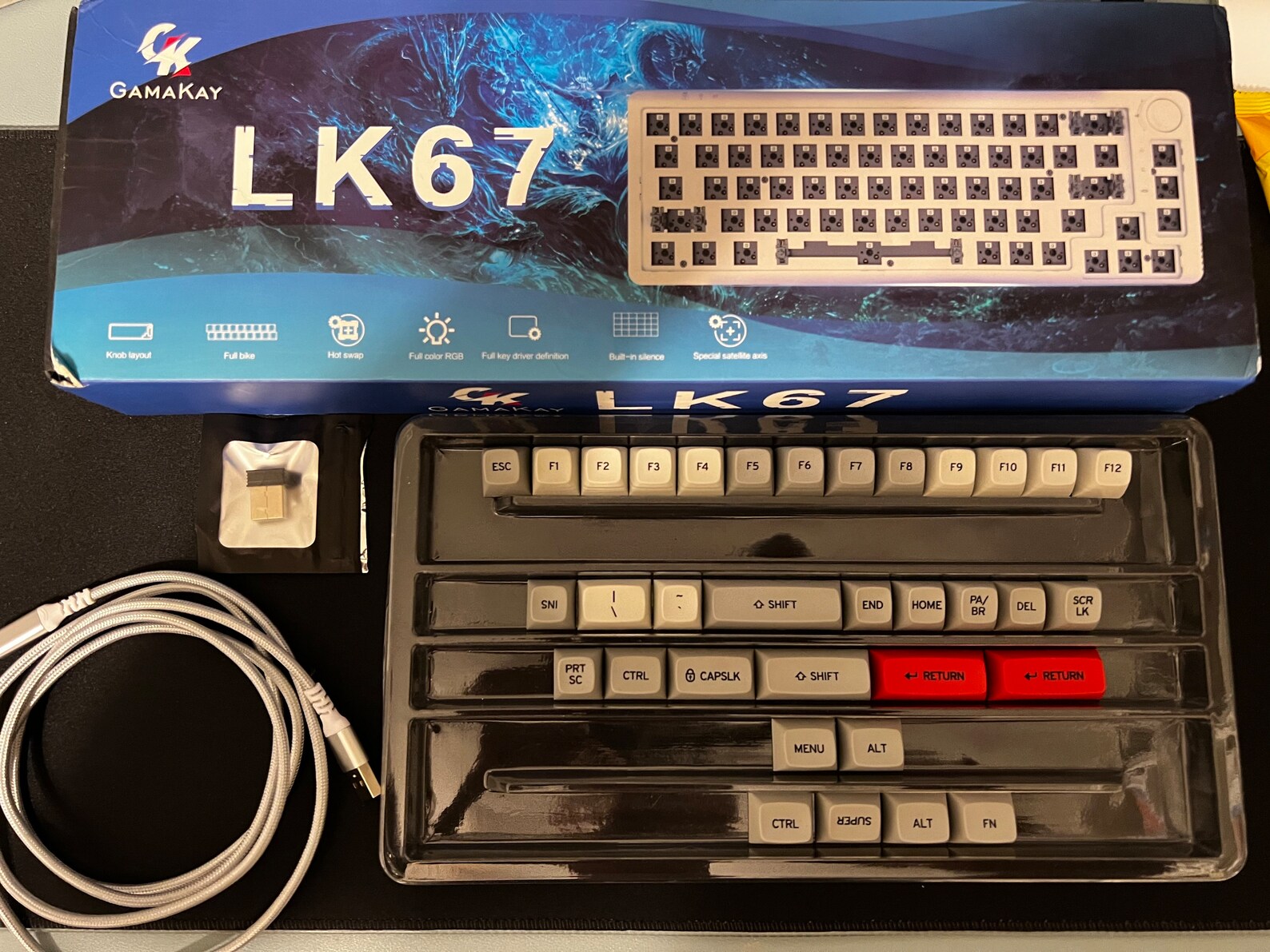 Mechanical Keyboard Gamakay Lk67 Custom Build Etsy