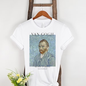 Vincent Van Gogh Art Shirt • Vincent van Gogh Self Portrait 1889 T-Shirt • Van Gogh&#39;s Self Portrait Musee d&#39;Orsay • Famous Artists T-Shirts