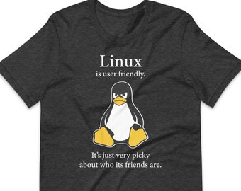 Coder Shirt, Programmer Tshirt, Coding T Shirt, Funny Geek Tee, Developer Gift, DevOps Shirt, Friendly Penguin Tux Tee for Software Devs