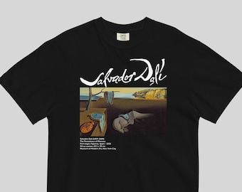 The Persistence of Memory by Salvador Dali • Original Comfort Colors® Shirt • Fine Art T-Shirt • Surrealist Painting • Aesthetic Vintage Tee