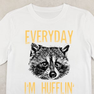 Everyday I&#39;m Huffling Honey Badger Vintage T-Shirt • Huffle Badger Shirt •  Huffling Shirt •  Animals Huffle Retro Shirt