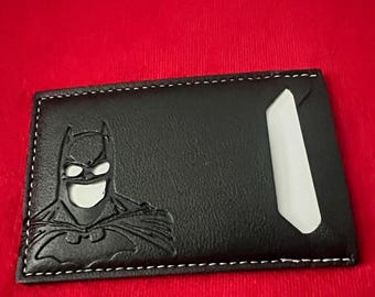 Batman 3 Card Holder & ID Wallet - Black Leather Look