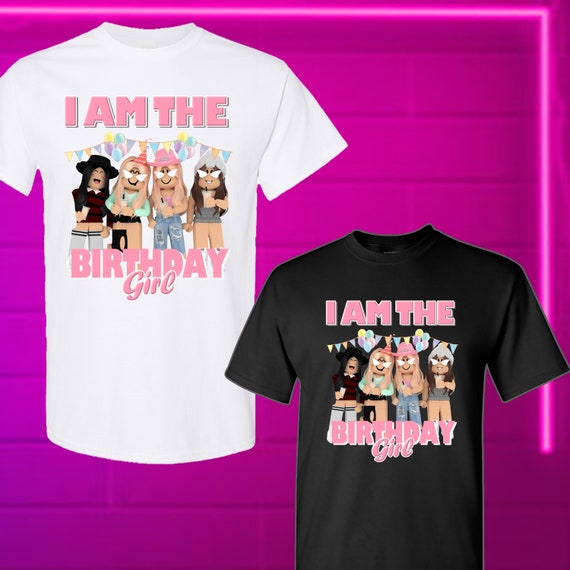 Birthday T Shirt PNG Files Bundle Family T-shirt Roblox 