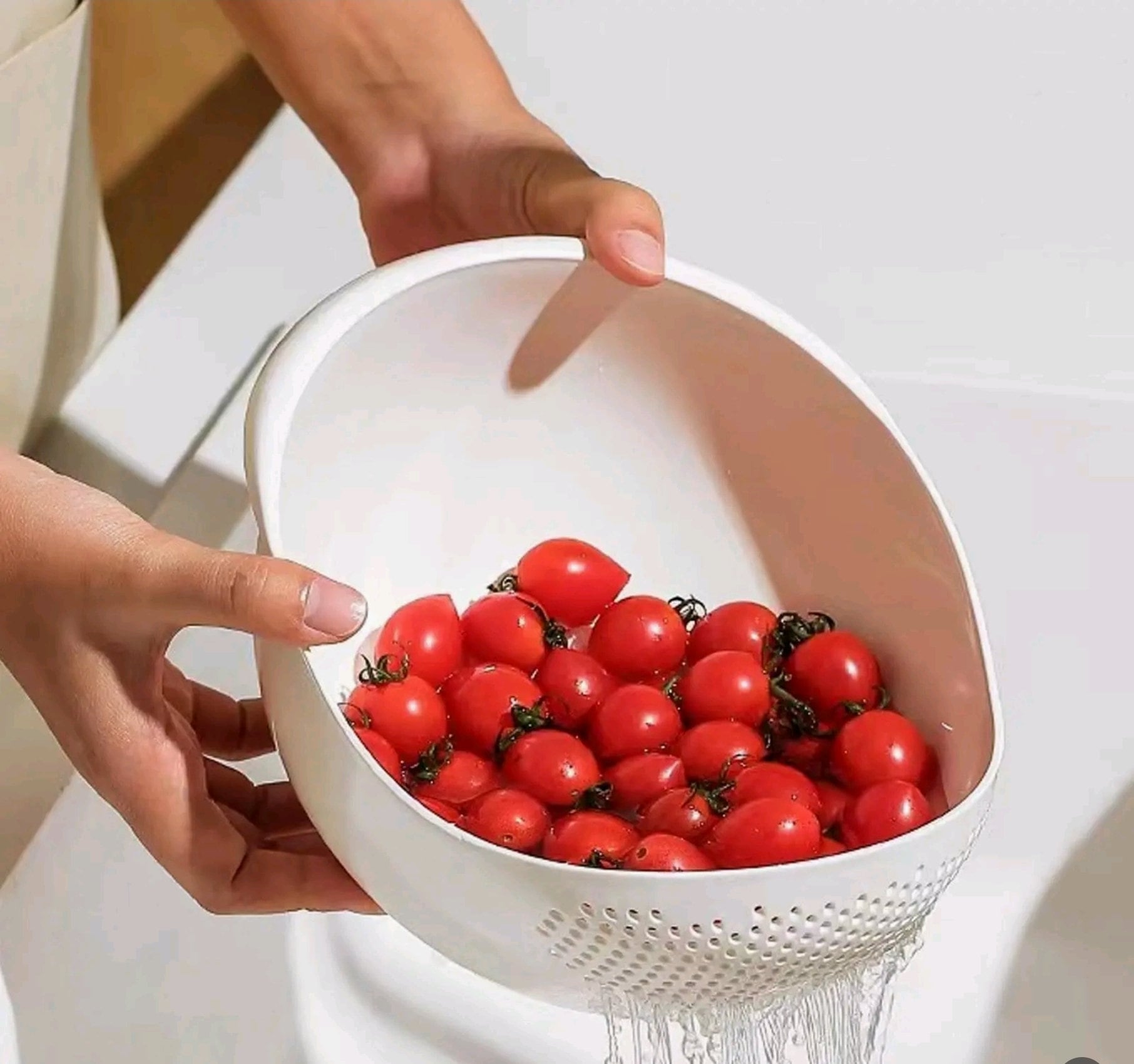 1pc Expandable Plastic Sink Draining Basket, Rectangular Kitchen Cleaning &  Storage, Fruits And Vegetables Filter Basket