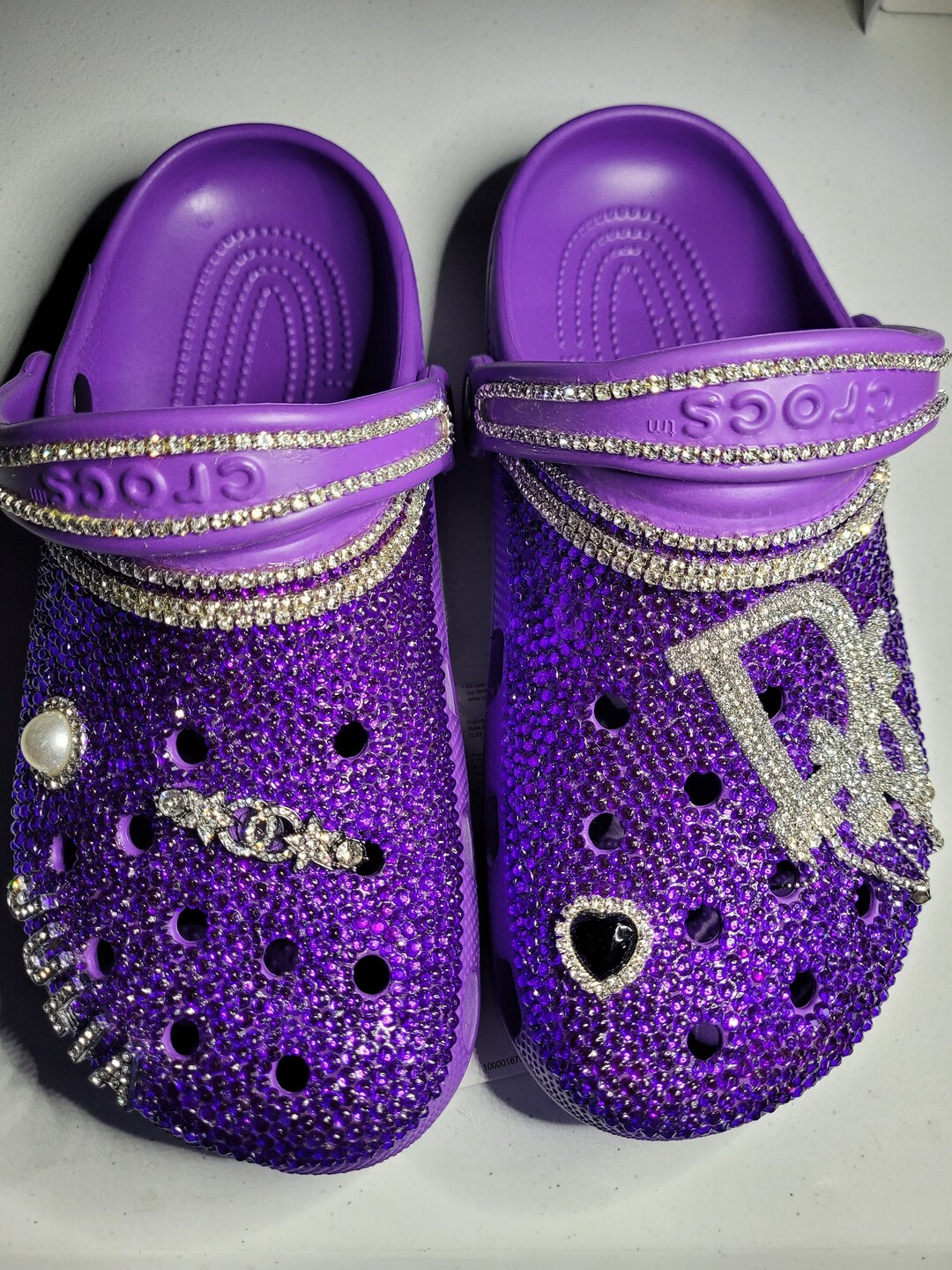 Youth Charm Shoes Shinning Jibbitz Bling Shoe Clogs Custom Etsy