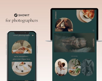 Showit Website Template for Photographers, Showit Template, Website Template, Clean template Photographers Website, Portfolio website, Blog