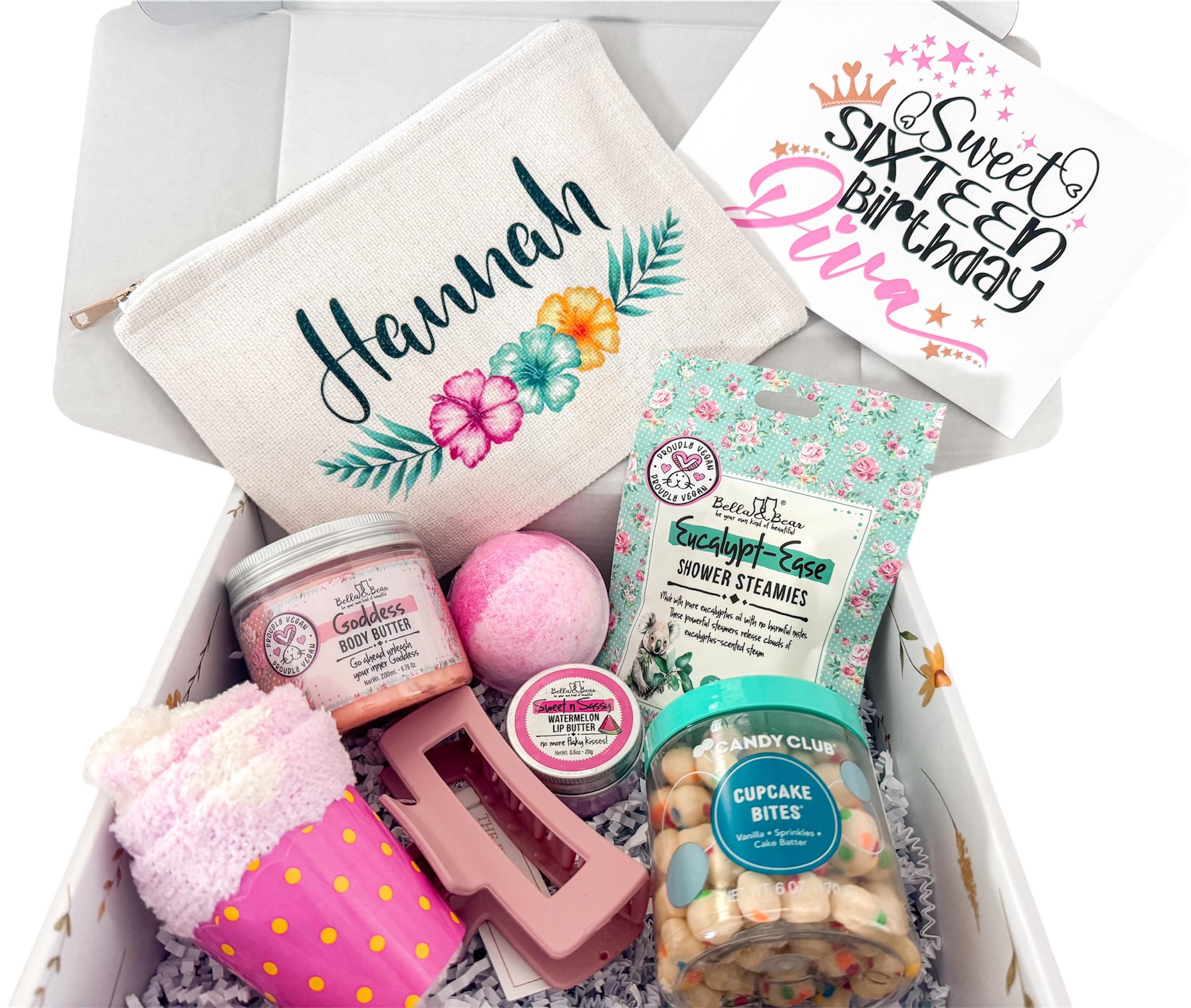 Sweet Sixteen Birthday Gift Box Personalized / Gift Basket for Girl