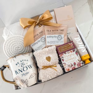 Sending healing vibes / Support care package for her / Christian Gift basket for Women / grieving / get well / Sympathy Gift / Encouragement