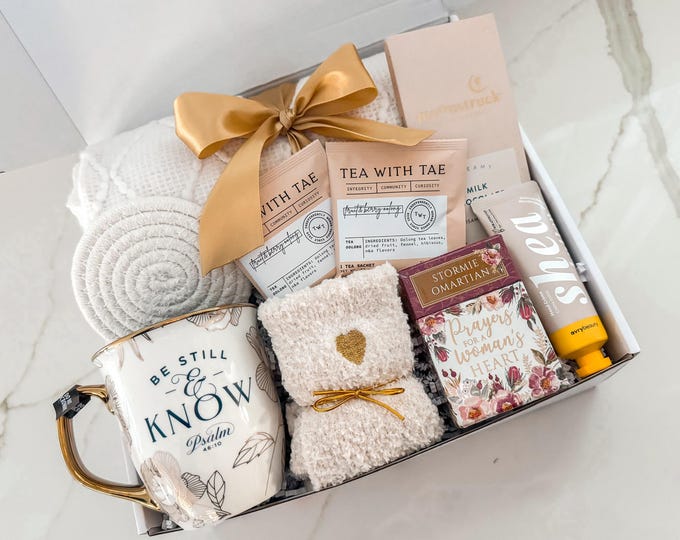 Sending healing vibes / Support care package for her / Christian Gift basket for Women / grieving / get well / Sympathy Gift / Encouragement