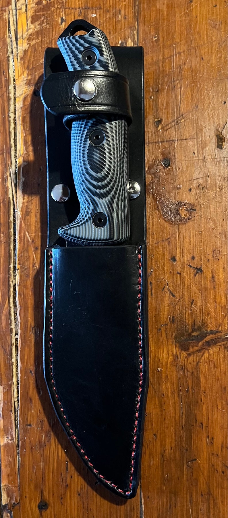 ESSE 5 Knife Leather Sheath Amish Made Heavy Duty. Etsy