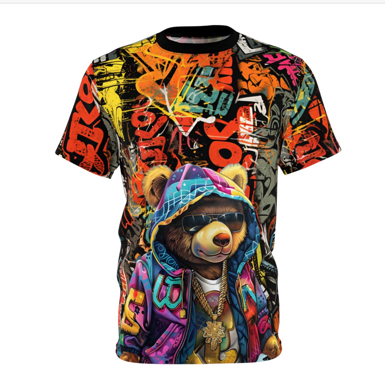 Tシャツ・カットソー BEAR FRIENDS DOODLE ARTWORK SHORT SLEEVE T-SHIRT Designer fashion, Seoul-fully created | W Concept