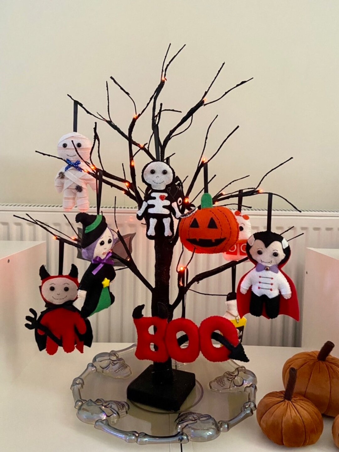 Handmade Felt Halloween Decorations - Etsy UK