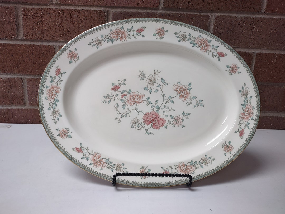 Royal Doulton Minton Jasmine China 16 Platter Made in England Etsy