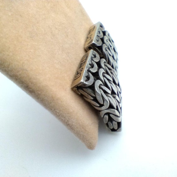 Lois Hill Sterling Silver Rectangular Earrings Wi… - image 2