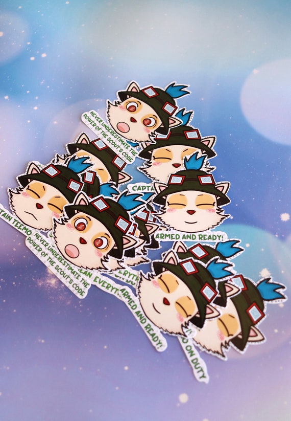 Stickers League of Legends Teemo Quotes Etsy