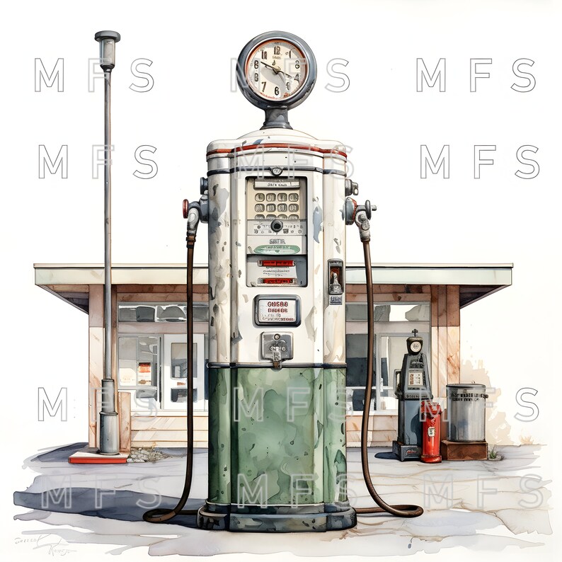 Boquilla De Bomba De Gas Texaco Vintage - Decoración Retro Para Pared, Multicolor