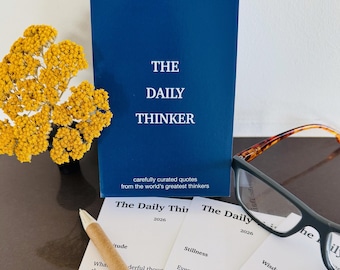 2026 Daily Thinker Quote-A-Day Calendar: Literary Inspiration