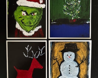 Original Art Christmas Cards: Kentucky Artist Holiday Greetings
