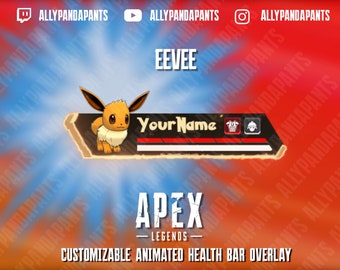 Custom Apex Legends Animated Health Bar Overlay (Digital Download)