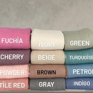 4 Layer Gauze Blanket, Cotton Muslin Bedcover, Soft Muslin Throw, Lightweight Breathable Blanket, King Muslin Bedspread, Organic Duvet Cover