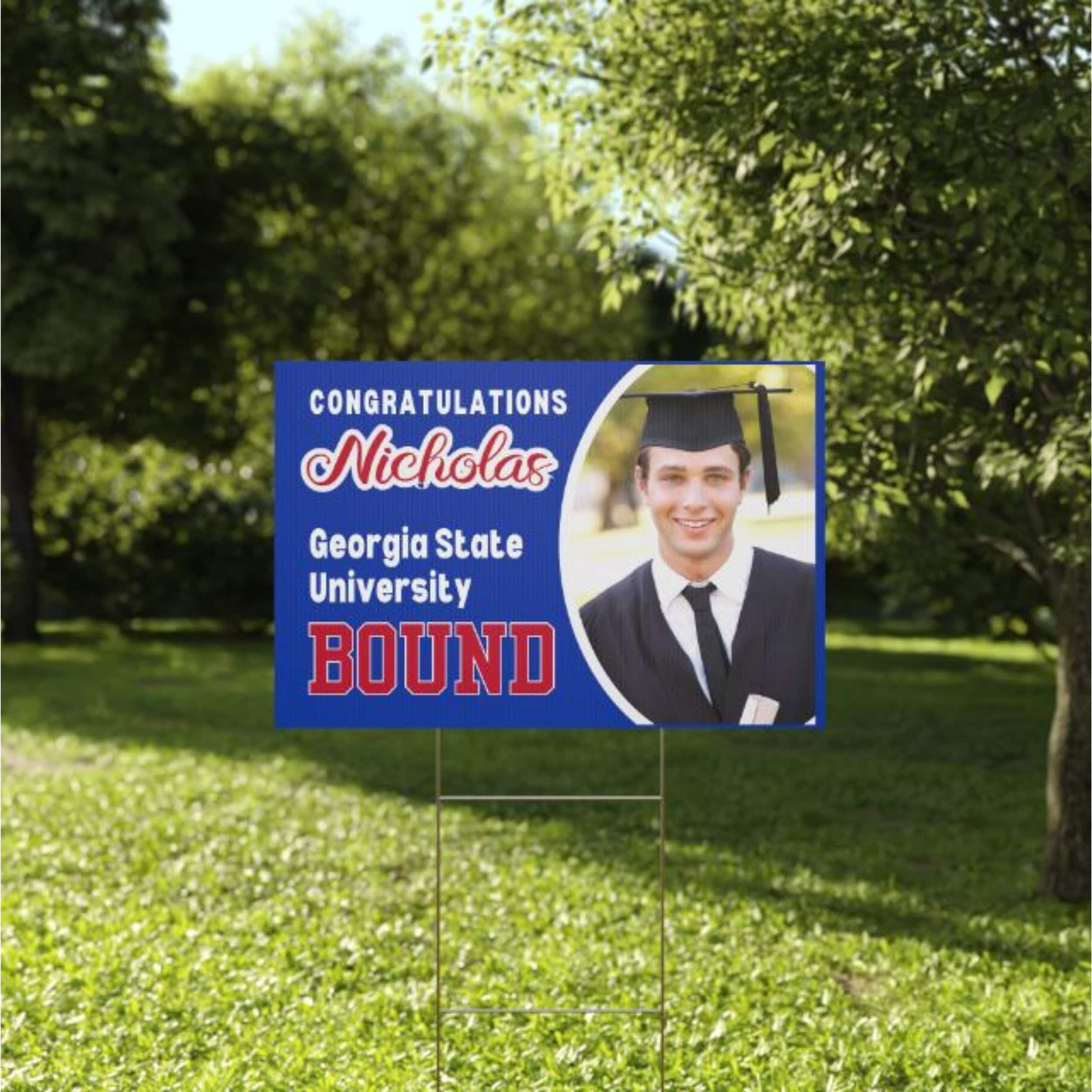 Custom College Bound Yard Sign, New College Student Sign, Senior