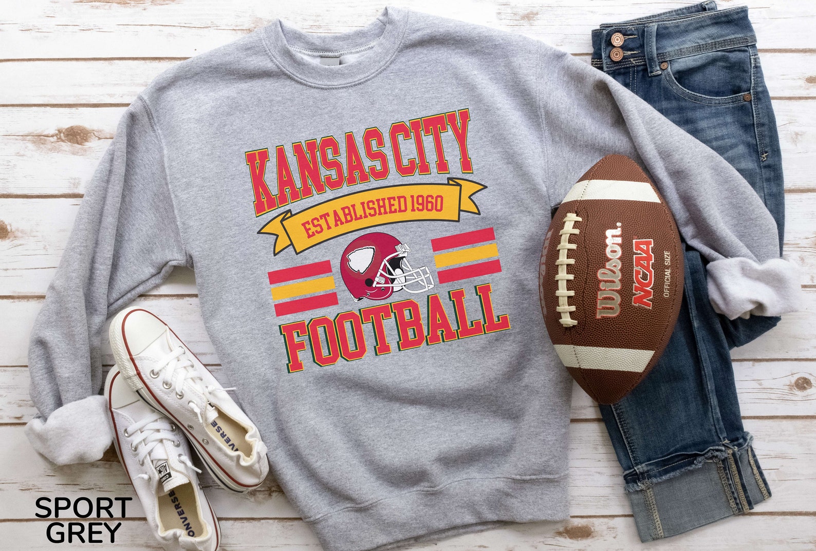 Kansas City Football Sweatshirt / Shirt Kansas City Football - Etsy