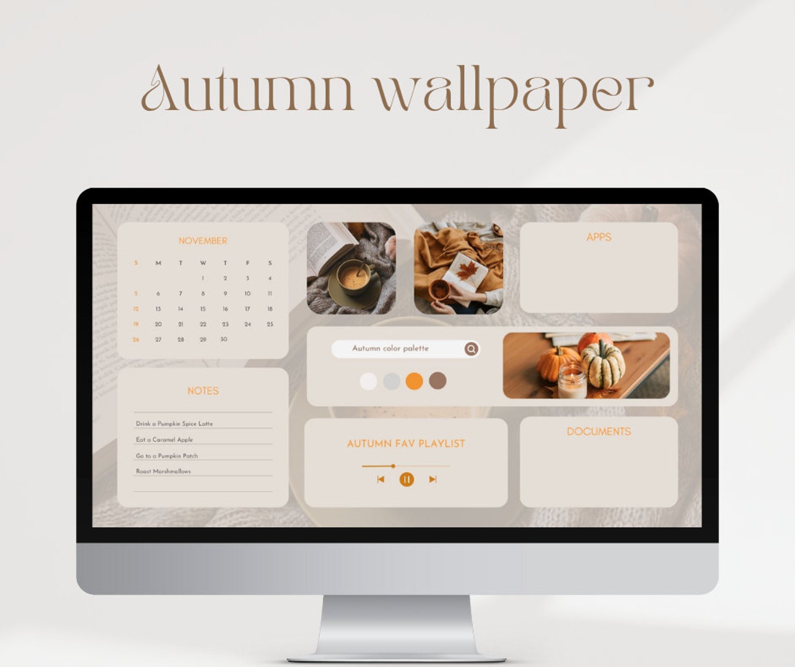 Desktop Wallpaper Fall, Laptop Wallpaper, Autumn MacBook Wallpaper ...