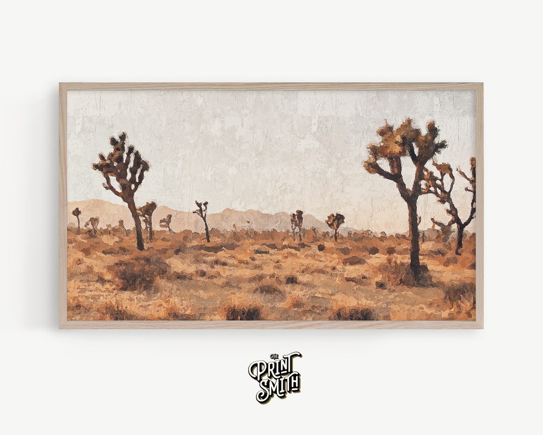 Joshua Tree Wall Art Samsung Frame Tv Art Digital Download Etsy