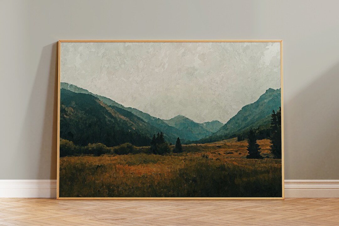 Mountain Printable Wall Art, Modern Home Decor, Digital Download Print ...