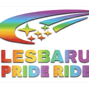 Lesbaru Pride Ride Vinyl Sticker, Subaru Enthusiasts, Outdoor Use, Kiss-Cut Vinyl Decal, Car Decal, Bumper Sticker, Water Resistant