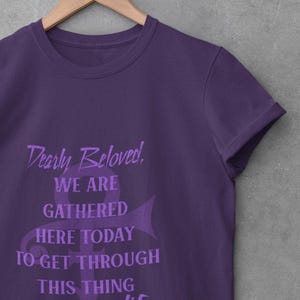 Dearly Beloved Unisex Softstyle T-Shirt, Prince Shirt, Gildan 64000, Purple Rain Lyric Tee