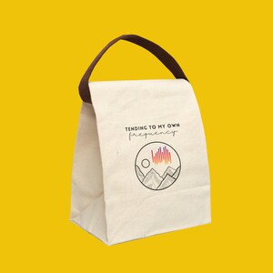 Reusable Lunch Bag | Canvas Lunch Bag | Snack Bag | Eco Friendly Lunch Bag | Doggie Bag | Canvas Tote | School Bag | Work  Bag | Travel Bag