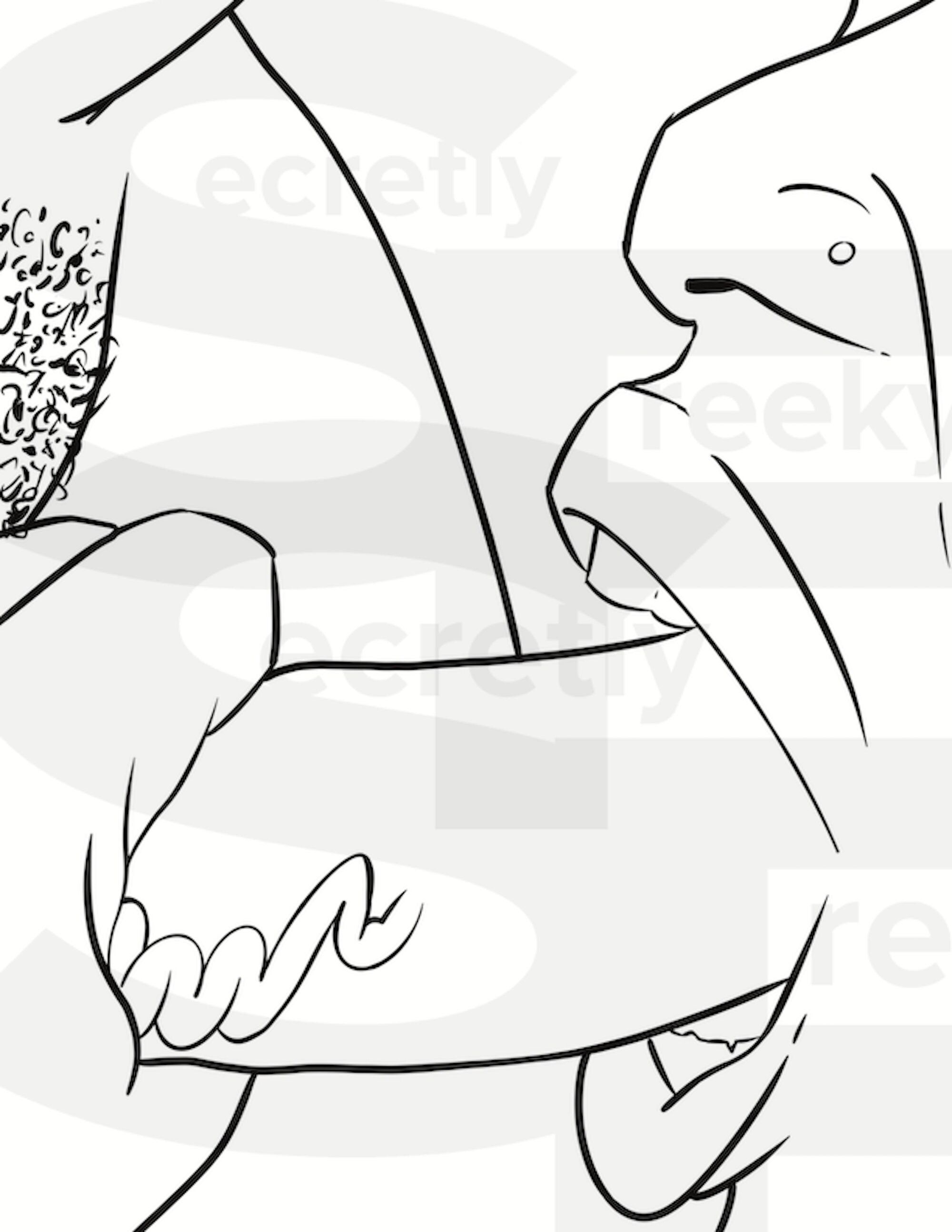 Couples Erotic Coloring Page Deep Throat Anniversary - Etsy