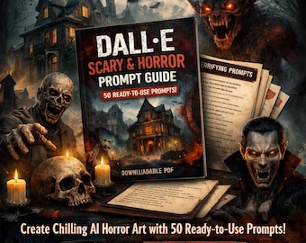 DALL·E Scary & Horror Prompt-Handbuch – 50 Prompts