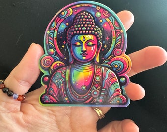 Spiritual Journey Buddha Sticker Collection - Custom Mindful Vinyl Art