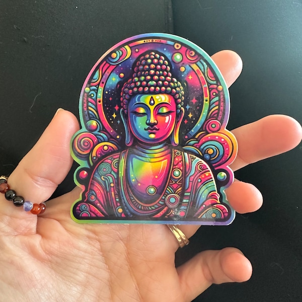 Spiritual Journey Buddha Sticker Collection - Custom Mindful Vinyl Art