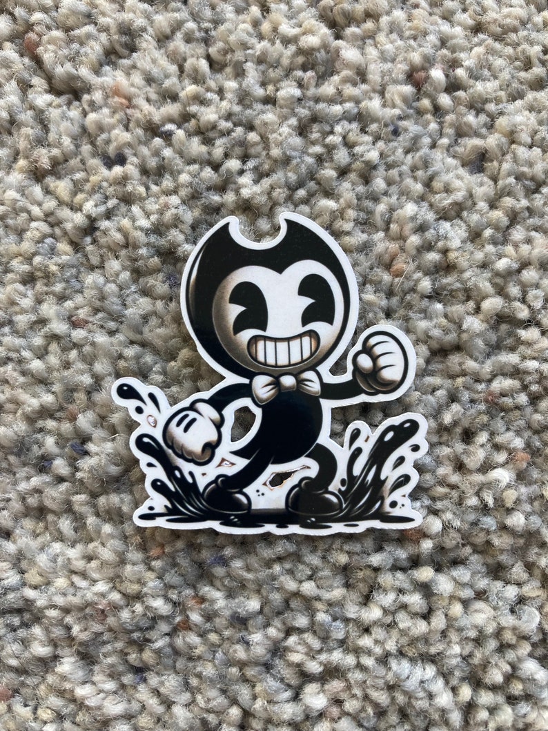 Custom Bendy-inspired Animation Stickers - Vintage Cartoon Decals - Etsy