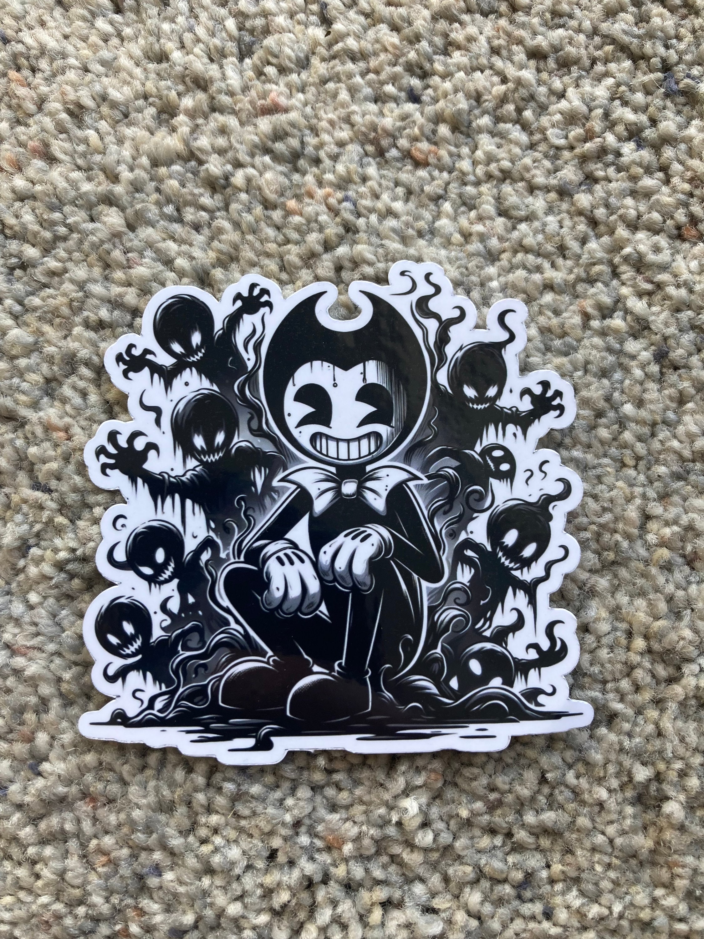 Custom Bendy-inspired Animation Stickers - Vintage Cartoon Decals - Etsy